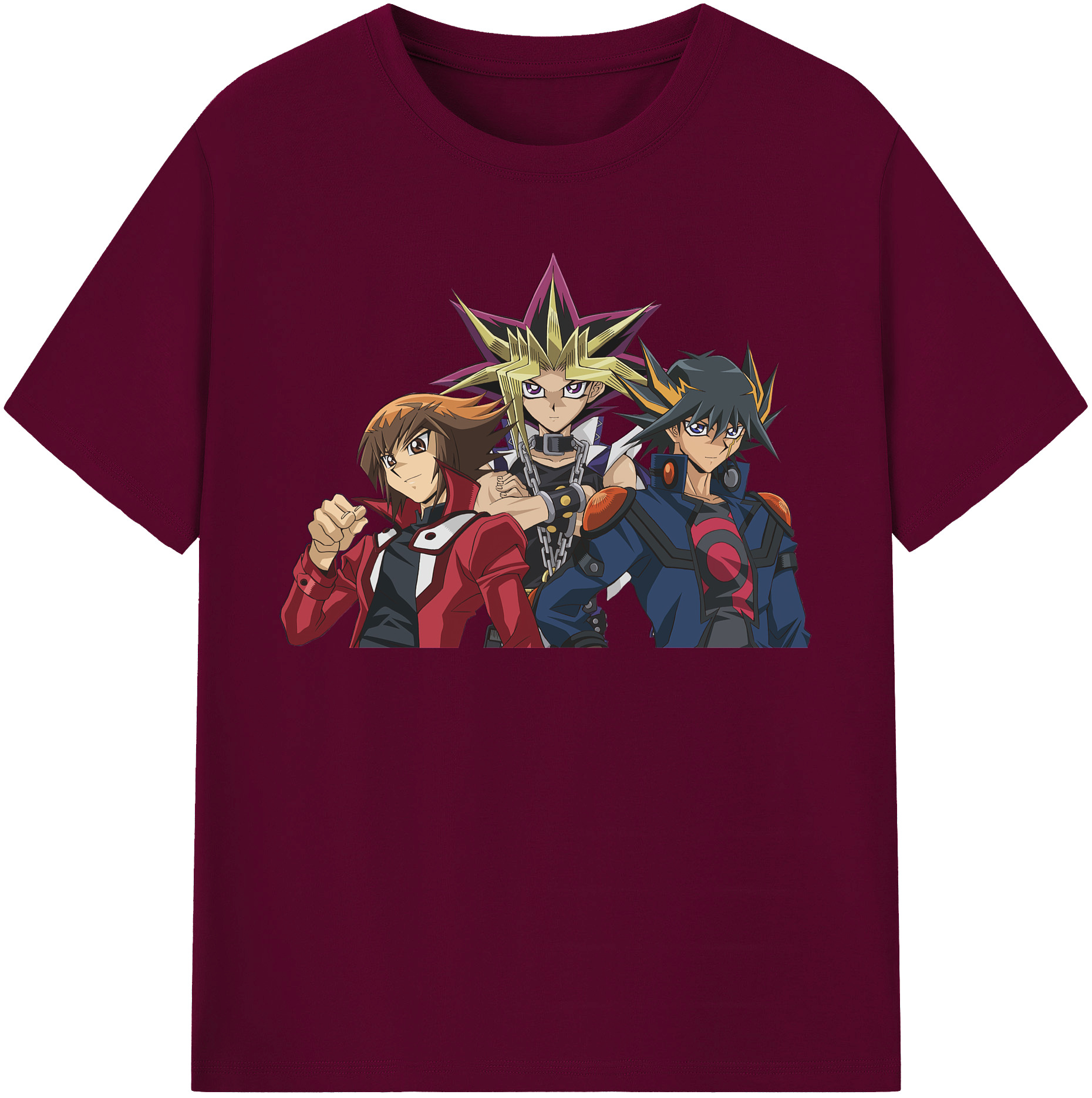 （画像用） 遊☆戯☆王 Yu-Gi-Oh! レディースカジュアルプリントTシャツ（綿100％）